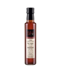 Wisdom Of Nature: Organic Red Grape Vinegar Cardamom  3 Peppers From Agiorgitiko Variety (Glass Bottle -250ml)
