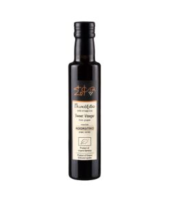 Wisdom Of Nature: Organic Red Grape Sweet Vinegar From Agiorgitiko Variety (Glass Bottle -250ml)