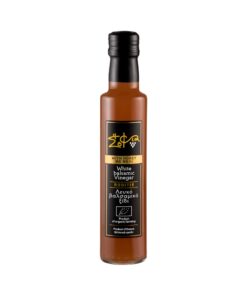 Wisdom Of Nature: Vinegar Organic White Balsamic With Honey  (Glass Bottle -250ml)