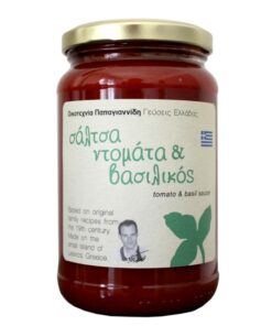 Papayiannides: Flavors of Greece - Tomato  Basil Sauce (Glass Jar - 380g)