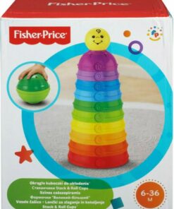 FISHER PRICE - BRILLIANT BASICS STACK  ROLL CUPS (W4472)