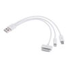 3-IN-1 MULTI USB CHARGING CABLE (MICRO USB, APPLE LIGHTNING  APPLE 30PIN)