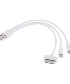 3-IN-1 MULTI USB CHARGING CABLE (MICRO USB, APPLE LIGHTNING  APPLE 30PIN)