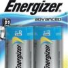 ENERGIZER ADVANCED D - 2 PACK