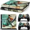 STREET FIGHTER V – OFFICIAL LICENSED PS4 CONSOLE VINYL STICKER KIT (RYU MITTS)