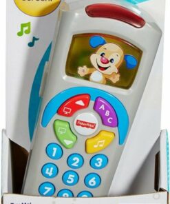 FISHER PRICE LAUGH  LEARN CLICK N LEARN REMOTE CONTROL - BLUE (IN GREEK) (DLK58)