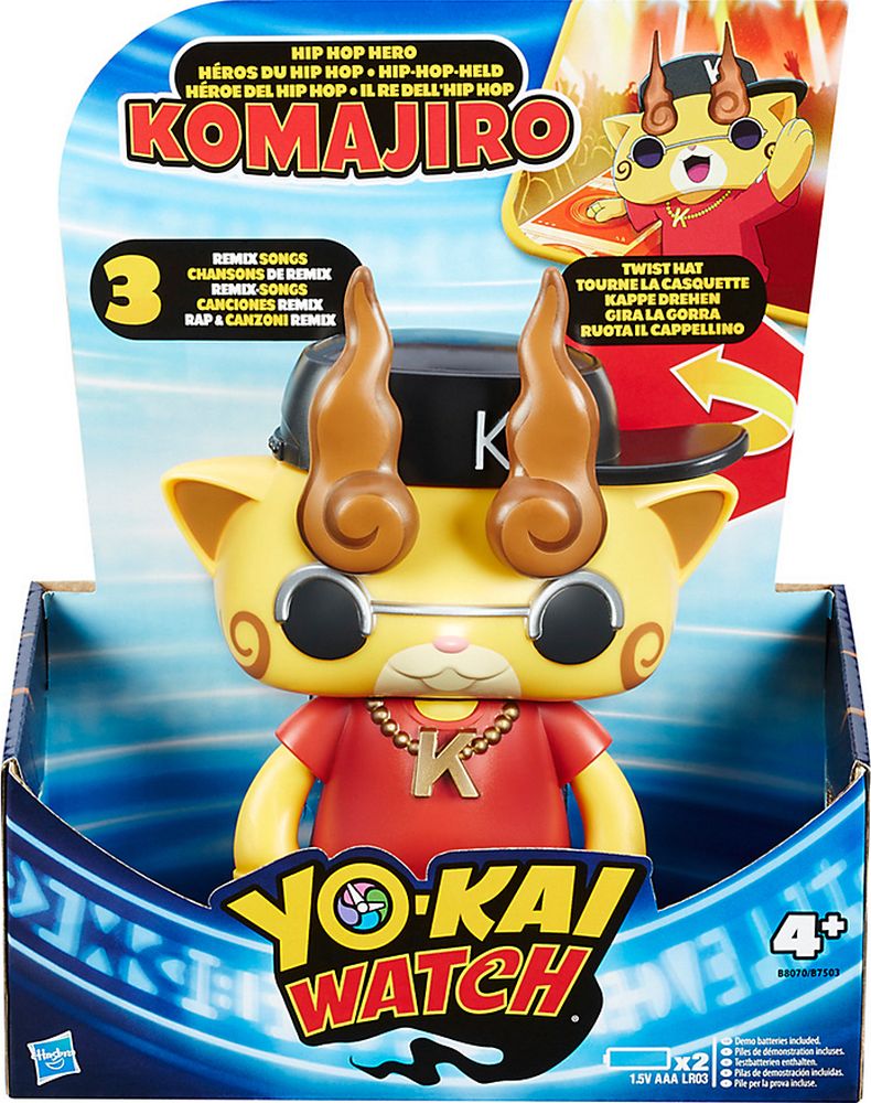 HASBRO YO-KAI ELECTRONIC FIGURE - HIP HOP HERO - KOMAJIRO (WITH SOUND) (B8070)
