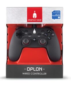Spartan Gear - Oplon Wired Controller (compatible with PC and playstation 3) (colour: Black)