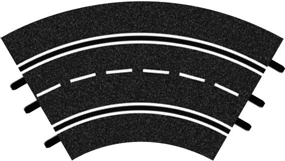 Carrera Slot Accessories - Digital 124/132/Evolution 1:24 - Speed Curve 1/60° (3) (20020571)