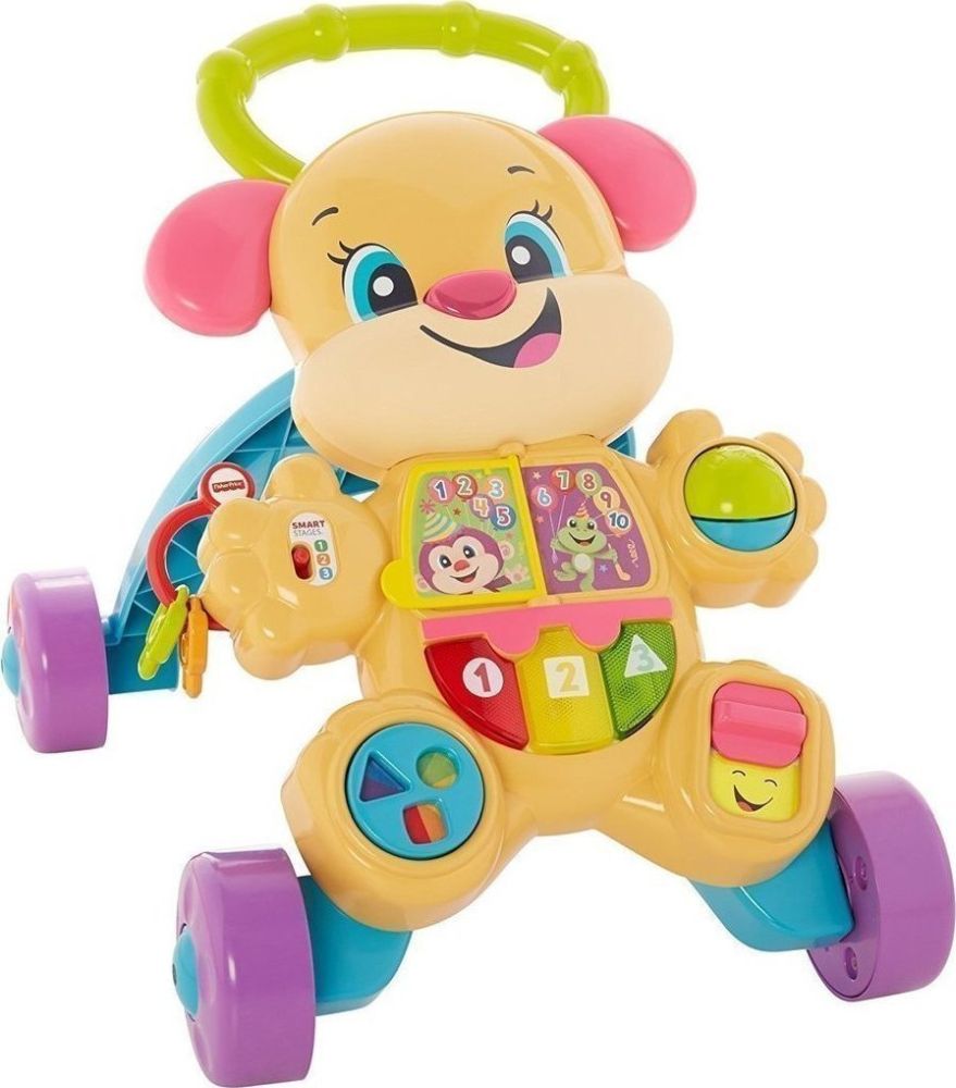 Fisher Price Παίζω και Μαθαίνω - Εκπαιδευτική Στράτα - Ροζ Σκυλάκι (FTC68)
