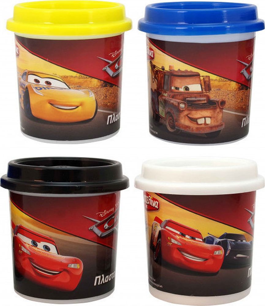 AS Μονό Βαζάκι Πλαστελίνης Disney Cars 114gr - Random (1045-03545)