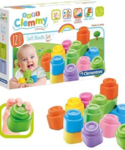 Baby Clementoni: Clemmy 12 Soft Blocks Set (1033-14706)