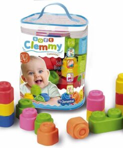 Baby Clementoni: Soft Clemmy 24 Blocks Set (1033-14889)