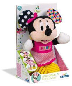 AS Disney Baby Clementoni Minnie First Activities Plush Toy with Teething Ring (1000-17164)