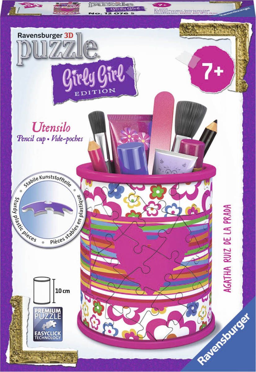 Ravensburger 3D Puzzle: Pencil Cup Agatha Prada - Girly Girl Edition (54 pcs) (80181)