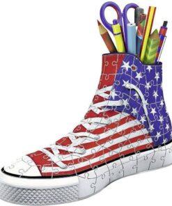 Ravensburger 3D Puzzle: Sneaker American Flag Pen Holder with Candle (108 pcs) (12549)
