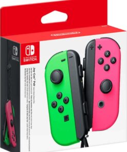 NSW Nintendo Switch Joy-Con Pair Neon Green-Pink