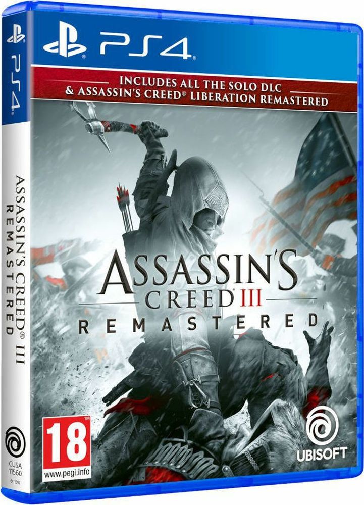 PS4 Assassins Creed III Remastered Liberation Remastered