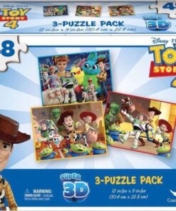 Spin Master Toy Story 4 - 3 Puzzle PackSuper Super 3D (Lenticula) (48pcs x 3) (6052966)