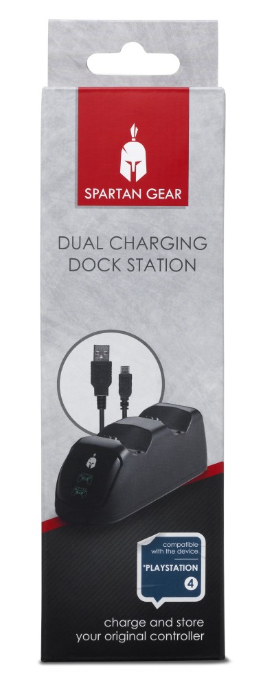 Spartan Gear - Dual Charging Dock Station (V2) (compatible with playstation 4)