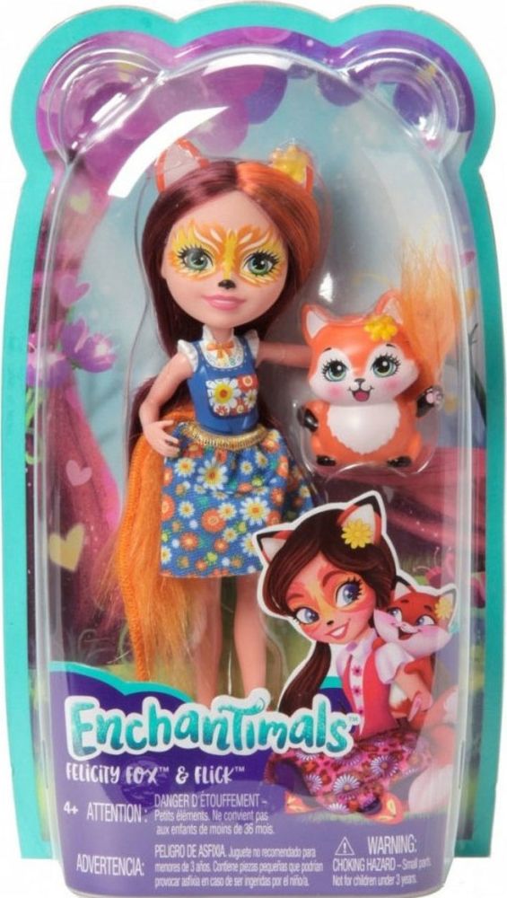 Mattel Enchantimals Mini Doll - Felicity Fox Flick (FXM71)