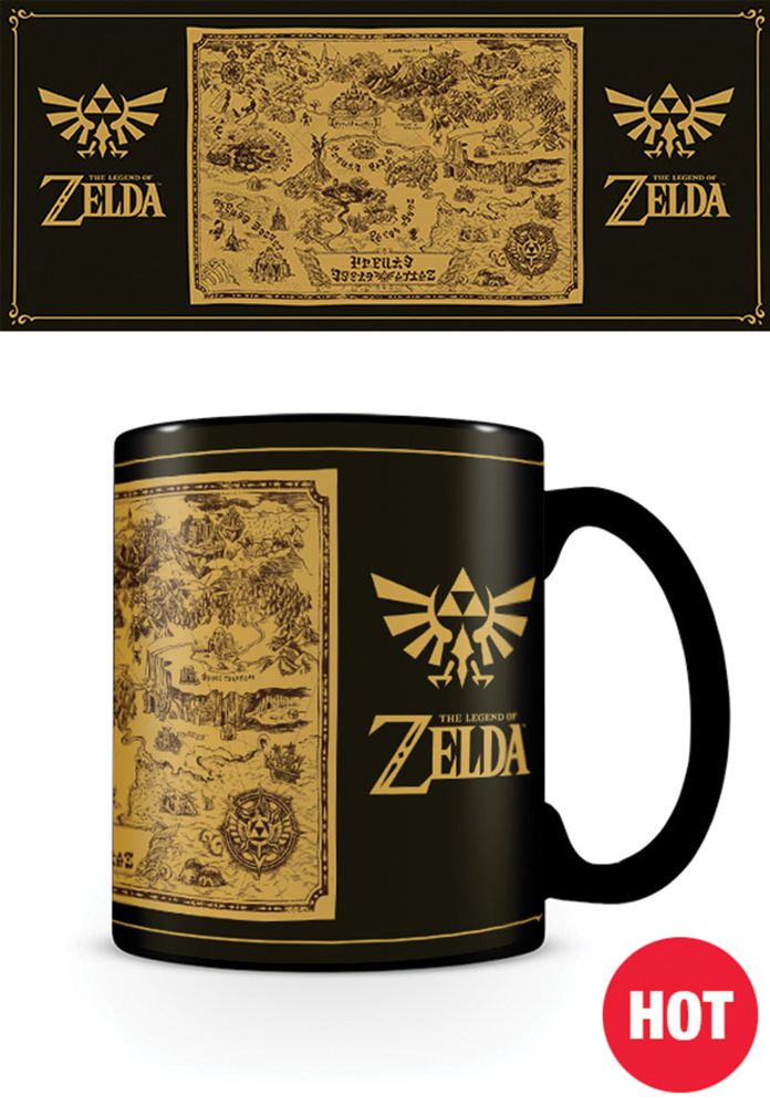 Pyramid The Legend Of Zelda: Map Silhouette - Heat Change Mug (SCMG24878)