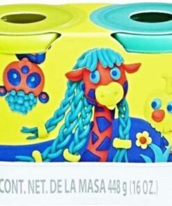 Hasbro Play-Doh Wild Color Tubs (Pack of 4) (E4867)