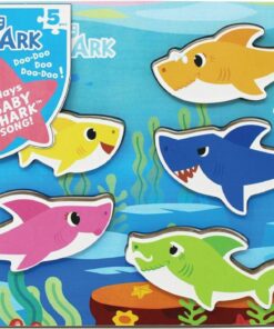 Spin Master: Pinkfong Baby Shark - Wooden Sound Puzzle (6054918)
