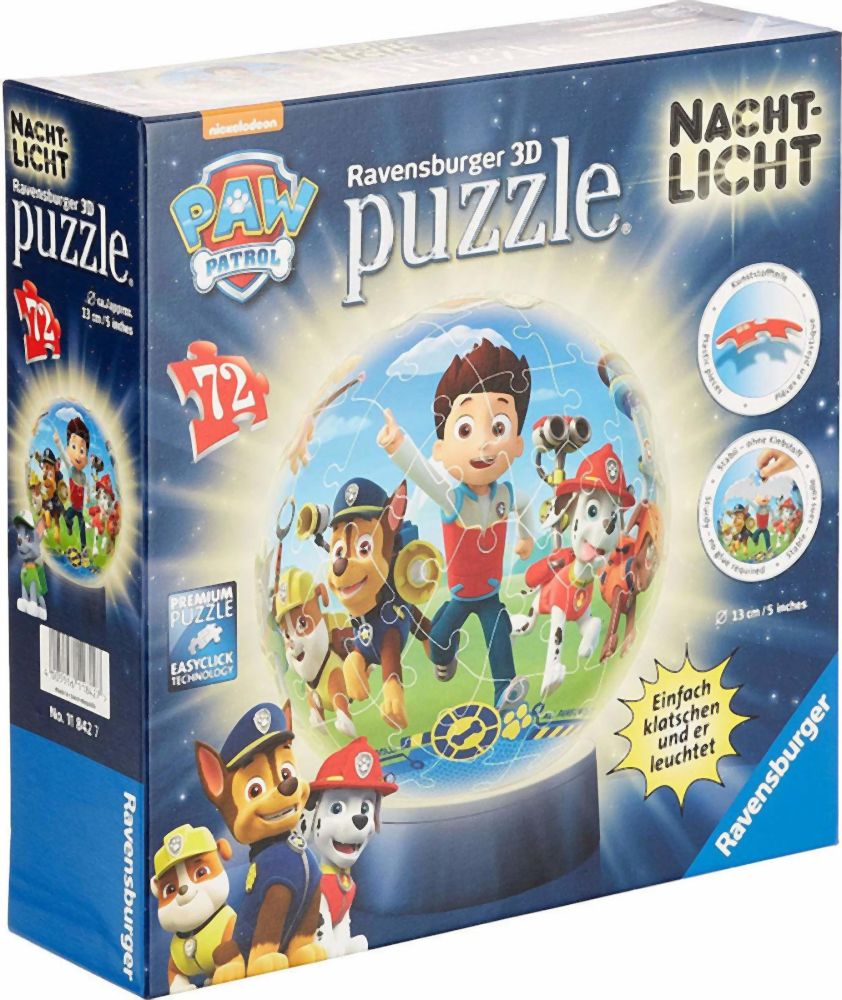 Ravensburger 3D Puzzle: Μπαλαλάμπα Τρέλα Paw Patrol (72pcs) (11842)
