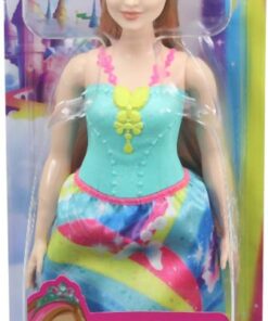 Mattel Barbie: Dreamtopia - Curvy Princess Doll Blonde With Pink Hairstreak (GJK16)