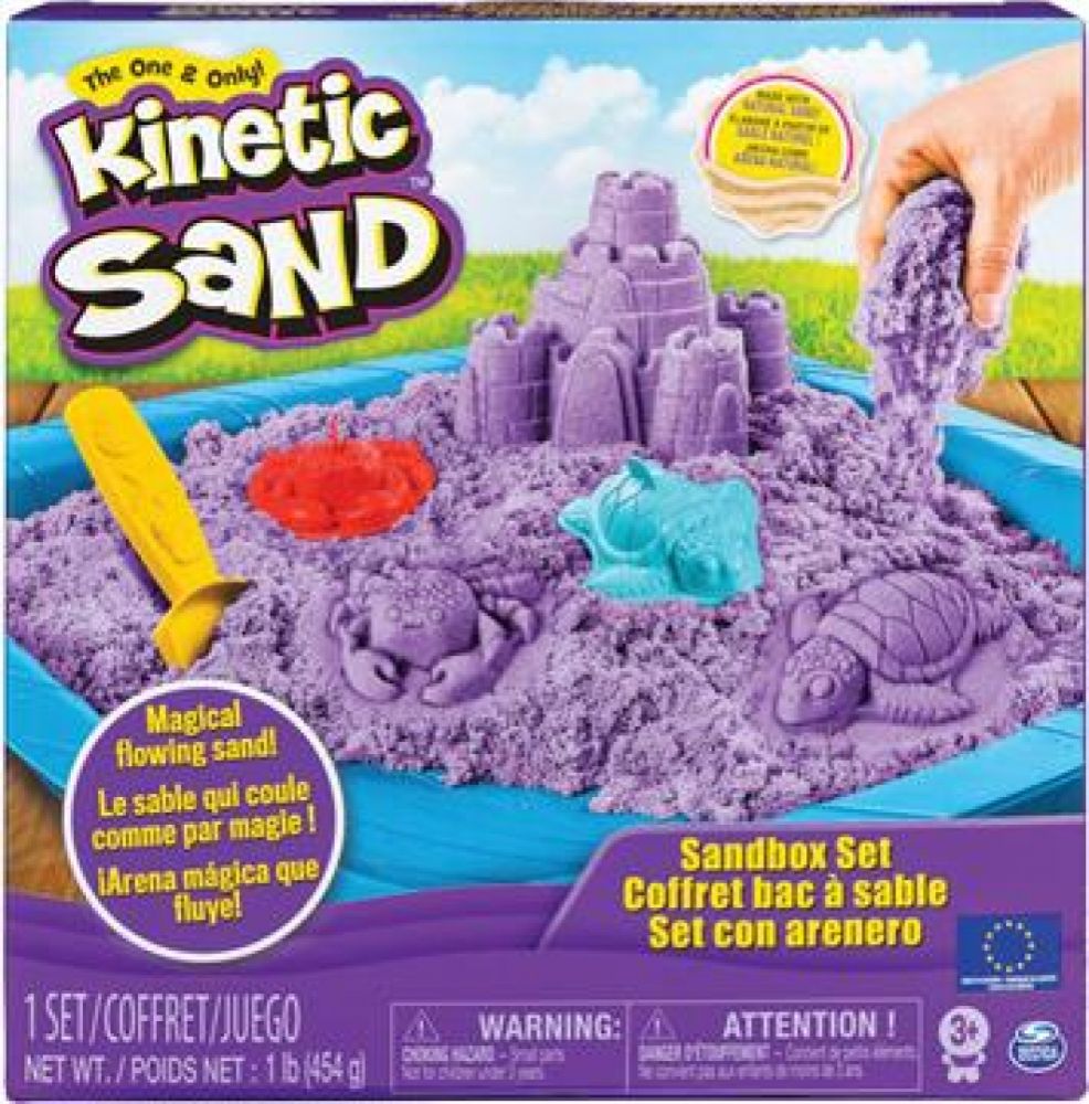 Spin Master Kinetic Sand - Purple Sandbox Set (20106638)