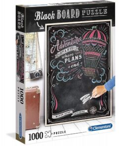 AS Clementoni Writable Black Board Puzzle - Travel (1000pcs) (1260-39478)