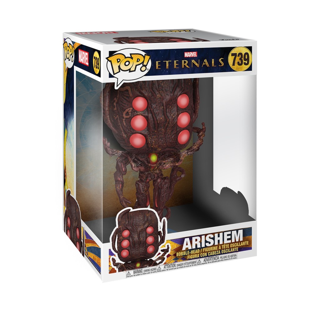 Funko Pop! Jumbo Marvel: Eternals - Arishem #739 Bobble-Head Vinyl Figure (10)