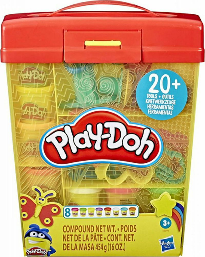 Hasbro Play-Doh - Large Storage Box with 20 Tools (E9099)