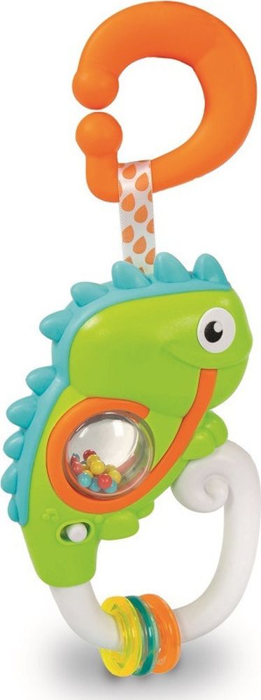 AS Baby Clementoni Interactive Rattle Fun Chameleon Shake Play (1000-17332)