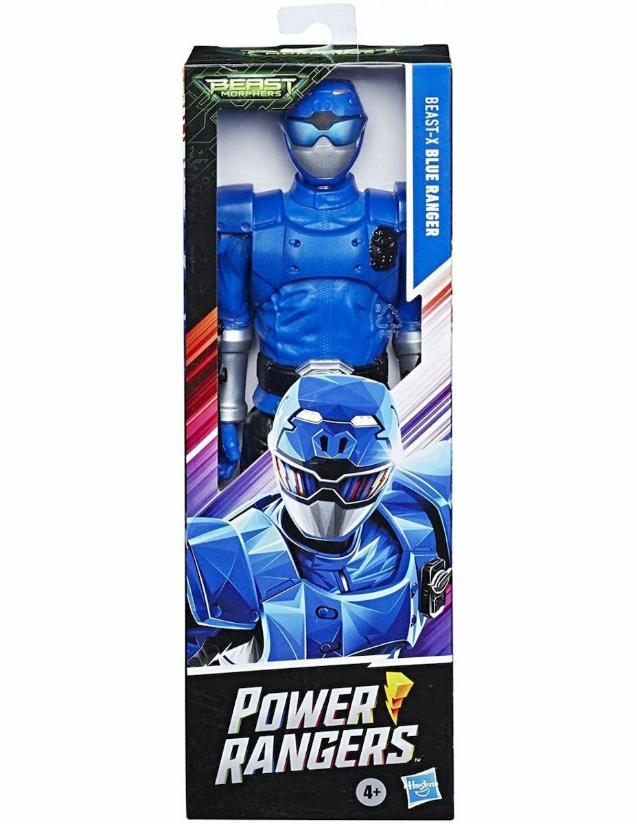 Hasbro Sabans Power Rangers: Beast Morphers - Beast-X Blue Ranger Figure (30cm) (E7803)