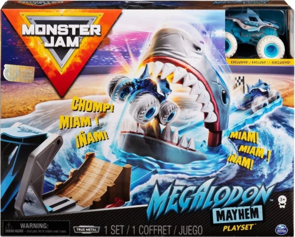 Spin Master Monster Jam - Megalodon Mayhem Stunt Playset (1:64) (20120790)