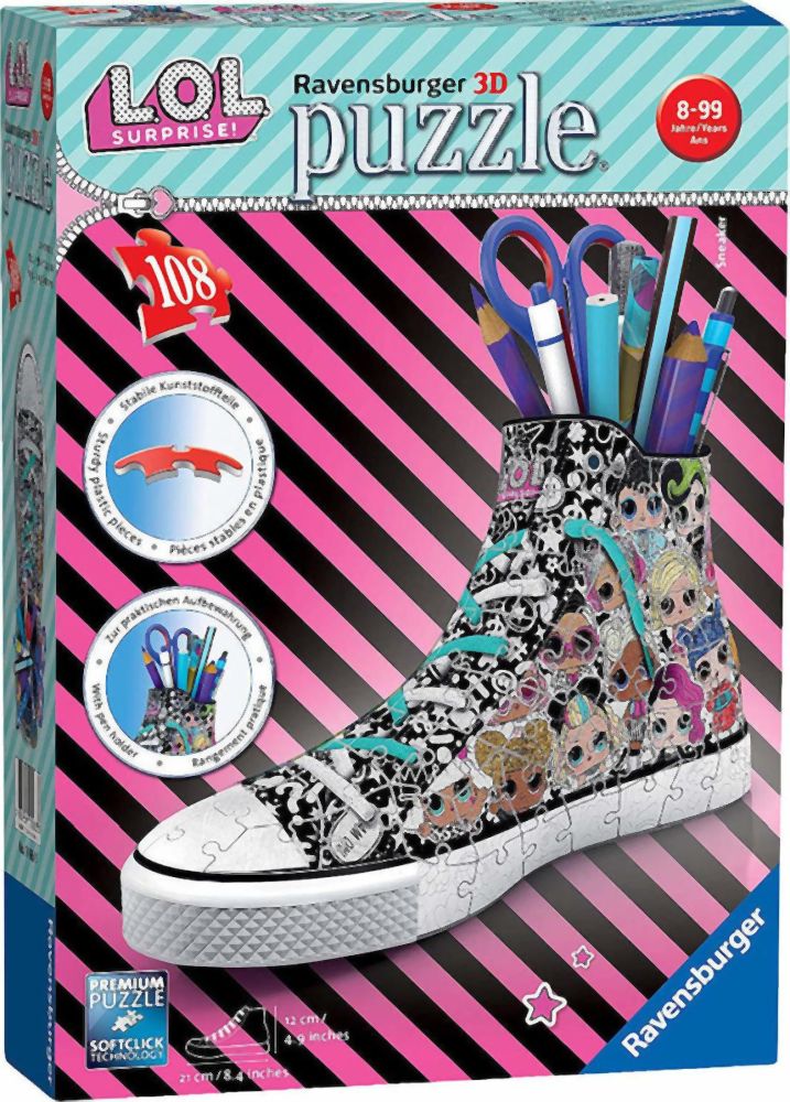 Ravensburger 3D Puzzle: Sneaker L.O.L. Surprise (108 pcs) (11163)