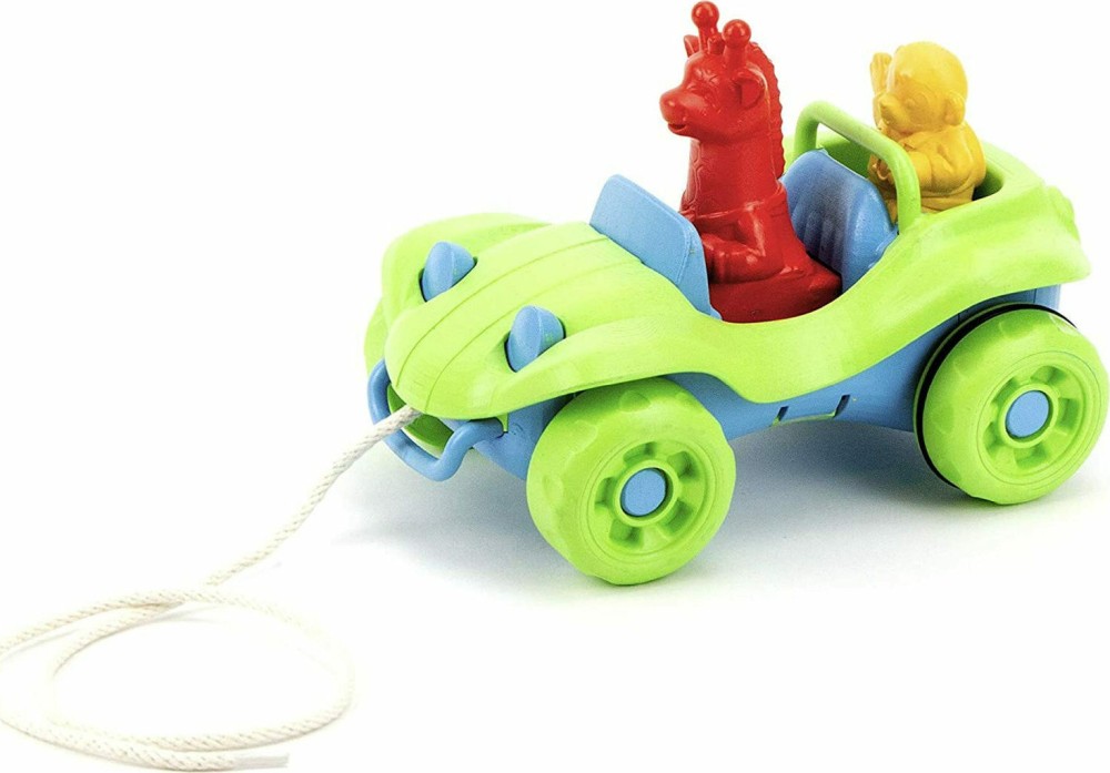 Green Toys: Dune Buggy Pull Toy - Green (PTDG-1309)
