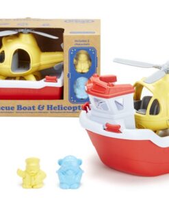 Green Toys: Rescue Boat with Helicopter (RBH1-1155)