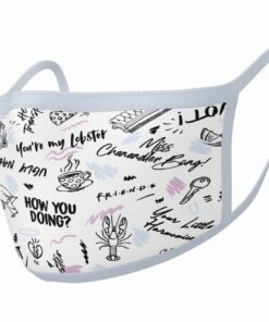 Pyramid Friends (Phrases) Mask - 2Pack Face Covers (GP85574)