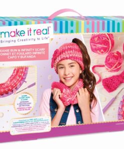 Make it Real: Beanie Bun  Infinity Scarf (1605)