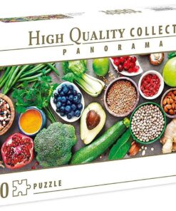 AS Clementoni Puzzle - High Quality Collection Panorama - Healthy Veggie (1000pcs) (1220-39518)