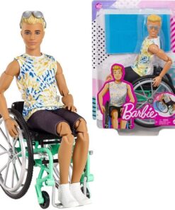 Mattel Barbie Ken Doll - Fashionistas #167 - Doll with Wheelchair (GWX93)
