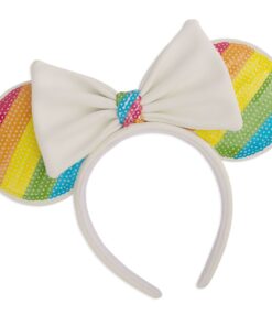 Loungefly: Disney - Sequin Rainbow Minnie Ears Headband (WDHB0088)