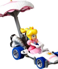 Mattel Hot Wheels Mario Kart: Princess Peach B-Dasher + Peach Parasol (GVD36)