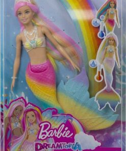 Mattel Barbie Dreamtopia: Rainbow Magic Mermaid Colour Change Doll (GTF89)