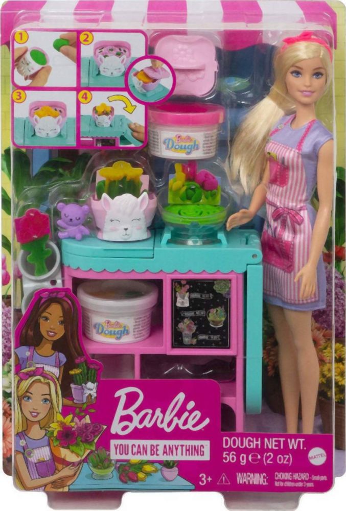 Mattel Barbie You Can be Anything: Florist Doll And Playset (GTN58)