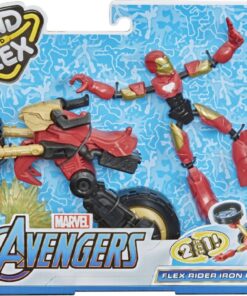 Hasbro Marvel Avengers: Bend And Flex - Flex Rider Iron Man 2in1 (F0244)