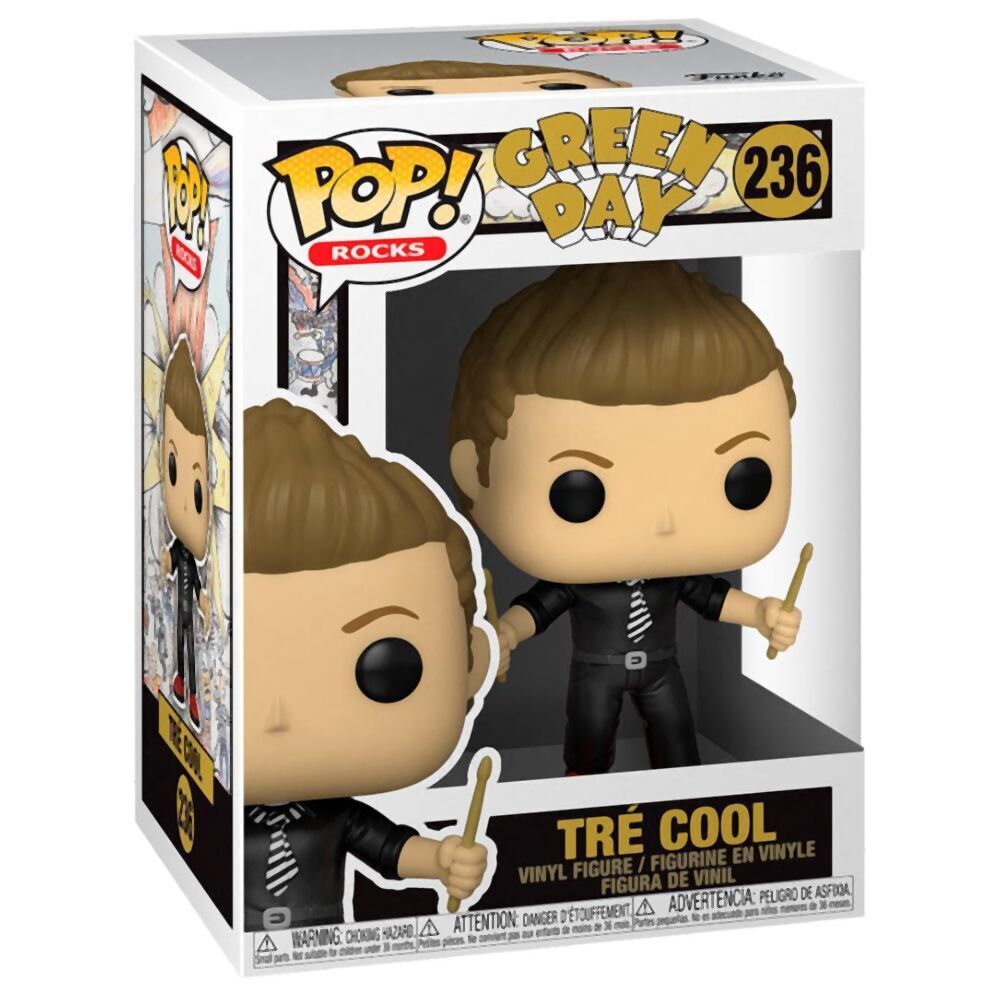 Funko Pop! Rocks: Green Day - Tre Cool #236 Vinyl Figure